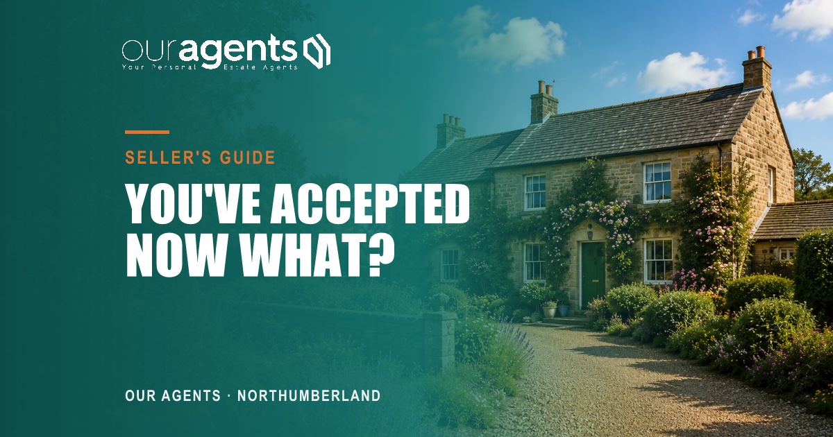 Northumberland property sale — keys handed over on completion day
