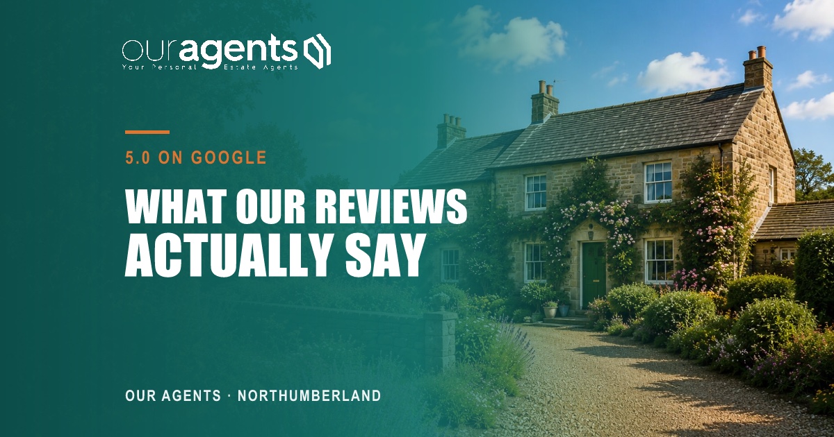 Northumberland cottage representing Our Agents' five-star Google reviews