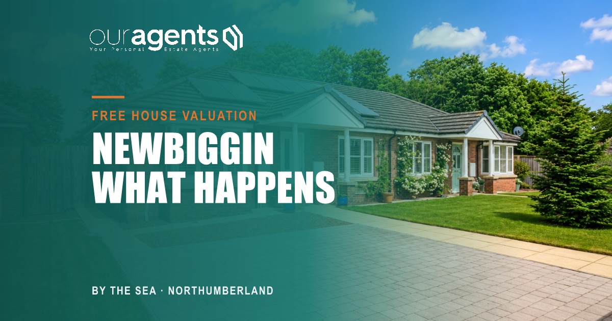 Free house valuation in Newbiggin-by-the-Sea, what happens at the visit