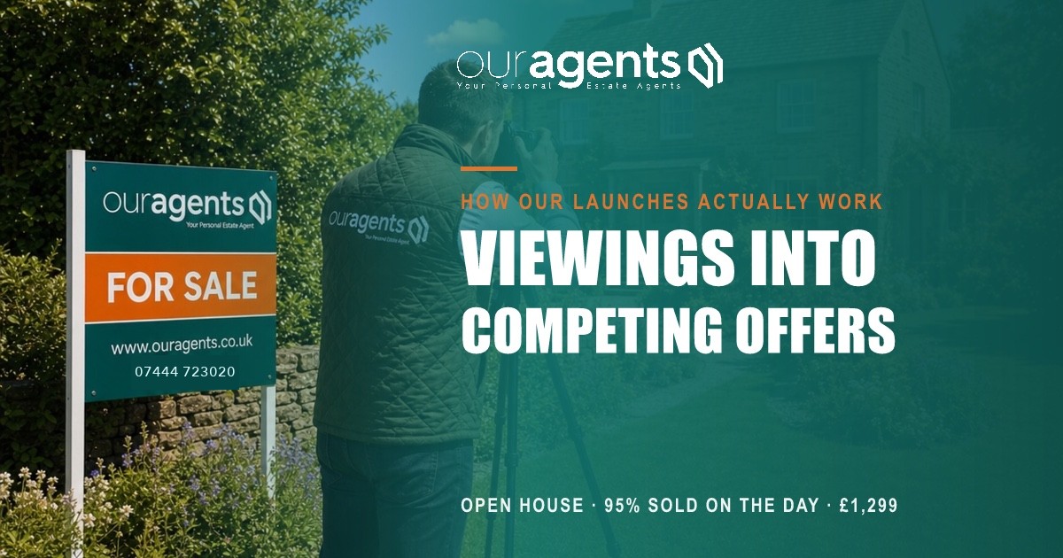 Northumberland property prepared for a managed open house launch