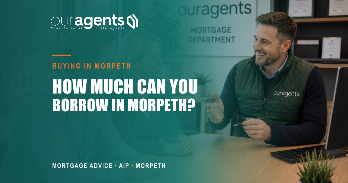 Stone-built homes in Morpeth, Northumberland, with mortgage advice for local buyers