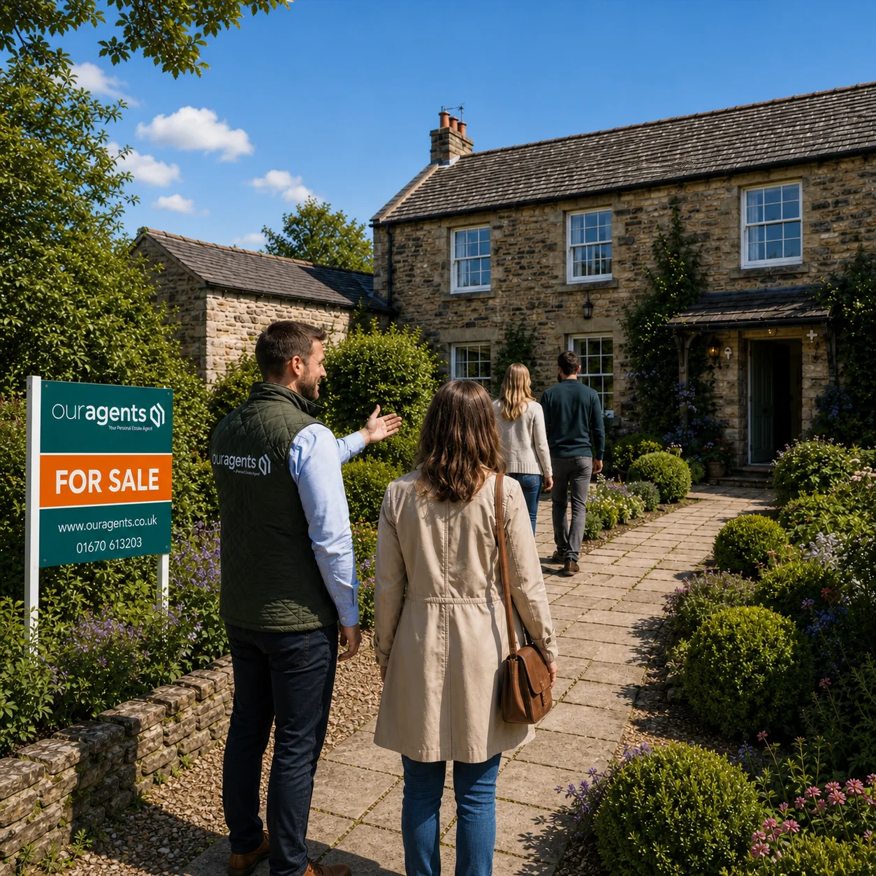 Buyers at an Our Agents open house in Northumberland