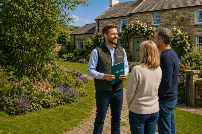 Our Agents adviser meeting a seller at their home for a Selling Advice Meeting