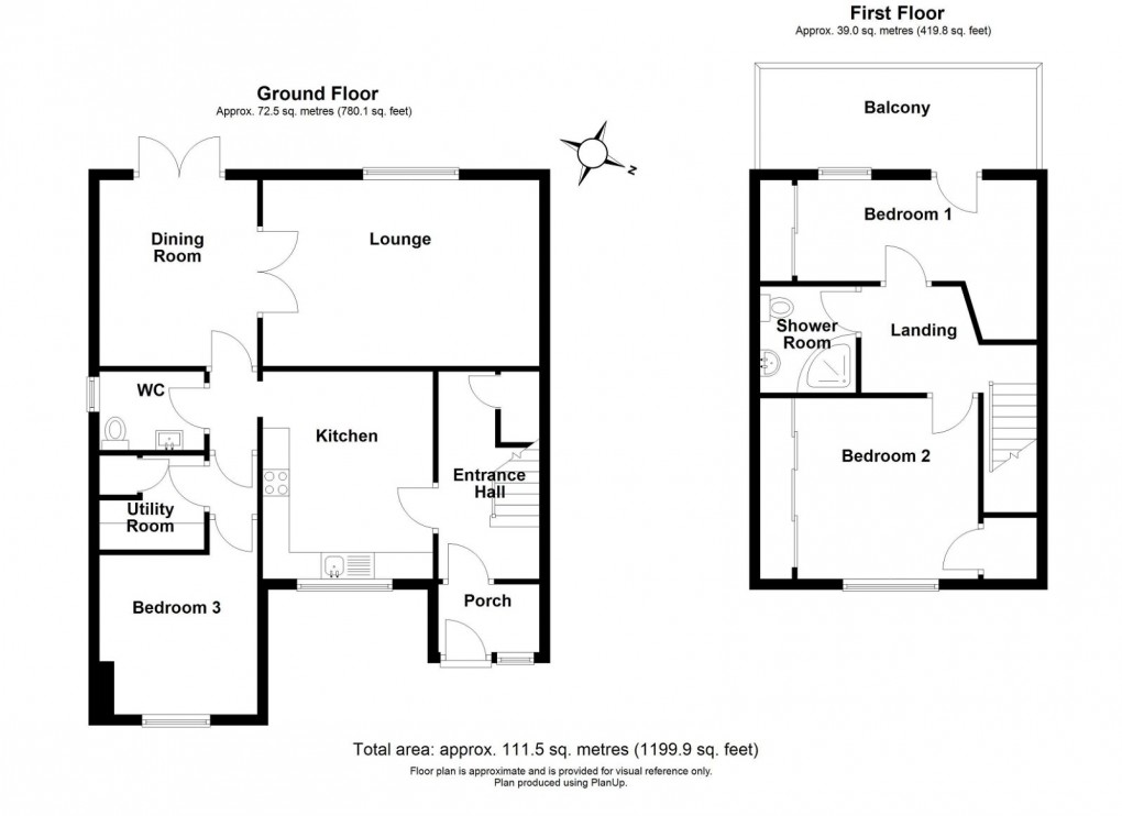 Floorplan for Kirkwell Cottages, Morpeth, NE65 0JN